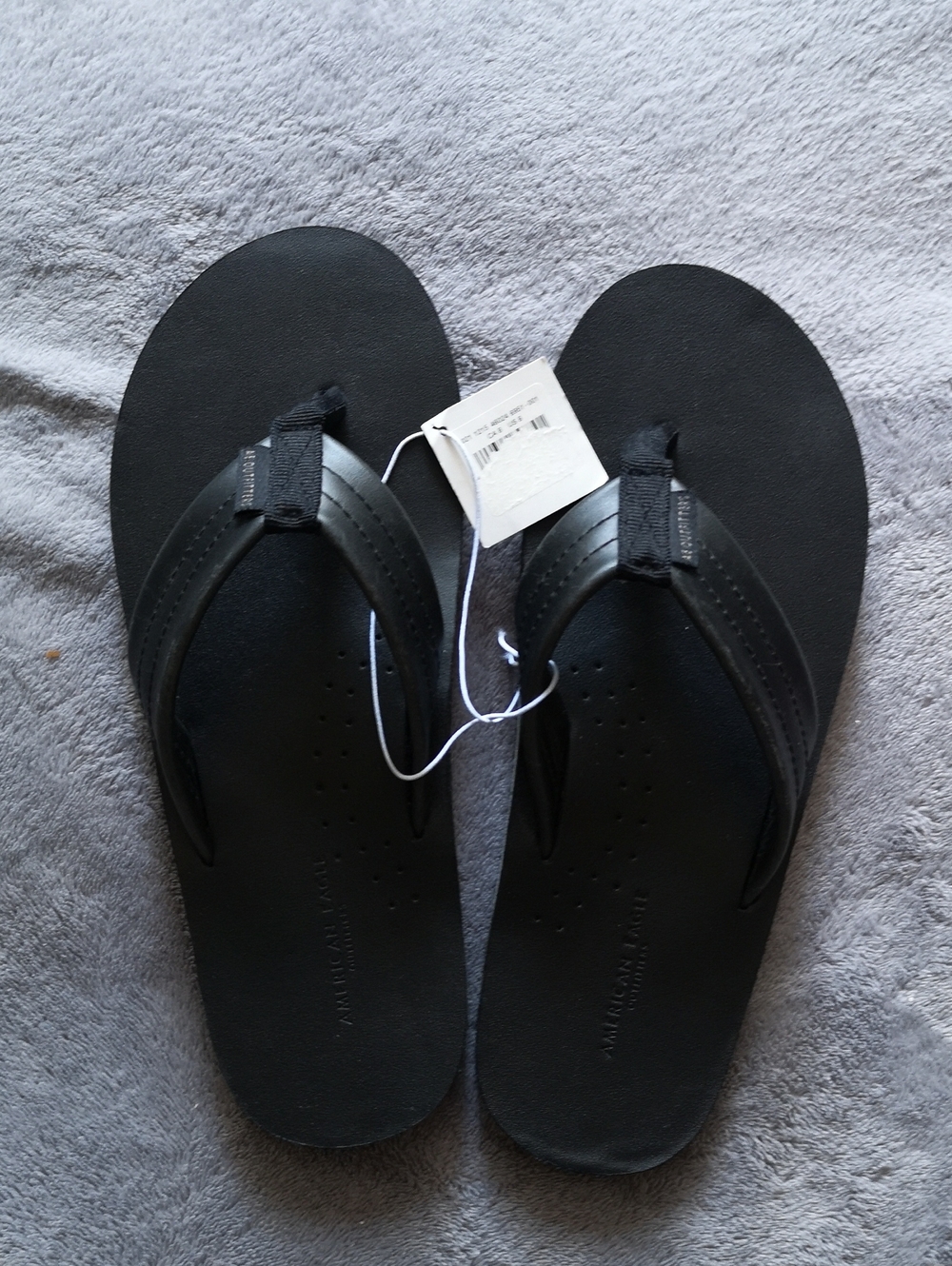 NWT Women's Size 8 American Eagle Outfitters Flip Flop Sandals Black